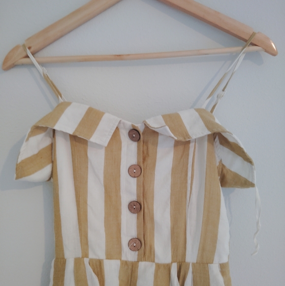 Altar'd State Spaghetti Strap Stripe Romper - Picture 2 of 6